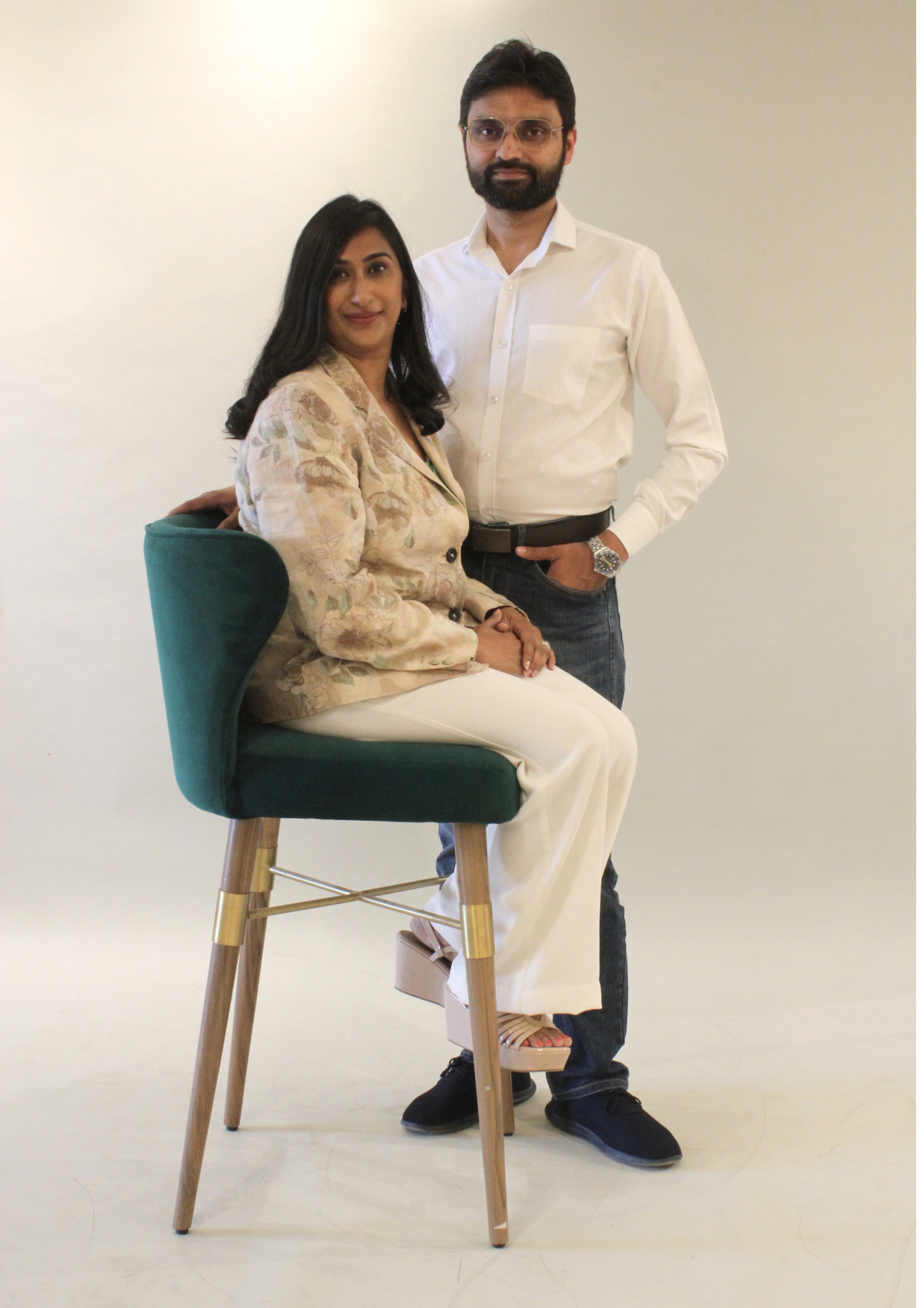 Ankur and Vineeta Dassani, founders of TIS Living