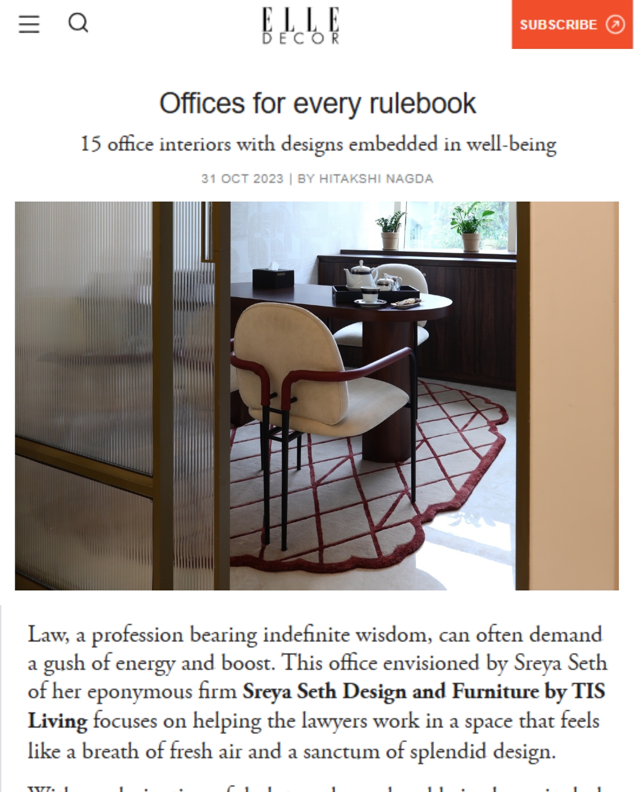 15 office interiors with designs embedded in well-being